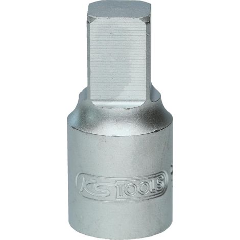 Kstools – Douille de vidange 3/8' 4 pans 11 mm – Chrome Vanadium – Finition satinée – Pour montage et démontage vis carter d'huile (1/2)
