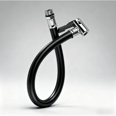36.5 cm Tyre Inflator Extension Cord Adapter Schrader Tyre Valve Extension Pump Extension Tube Tyre Inflator for Car Motorcycle Bike (1/5)