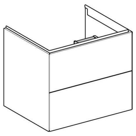 Geberit ONE Waschtischunterschrank, 2 Schubladen, 59,2x50,4x47cm, (1/5)