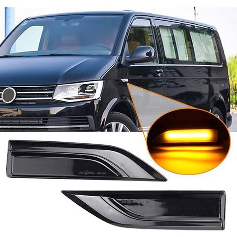 Clignotants latéraux LED Pour V-W Transporter T6 Multivan Caddy 2016 2017 2018 2019 (1/5)