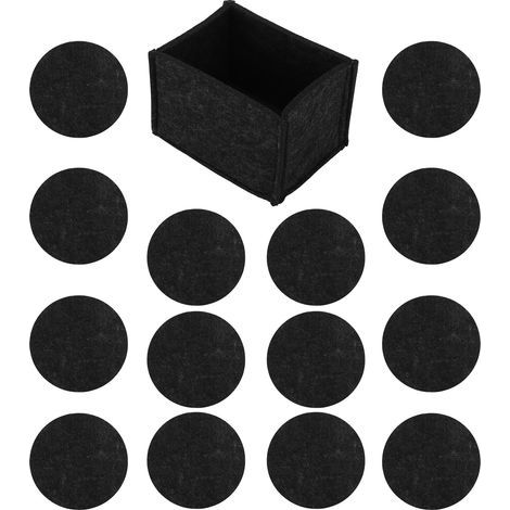 14 pièces Sous-verres en Feutre Absorbants Épais Ronds avec Support de Rangement pour Table de Cuisine (1/5)