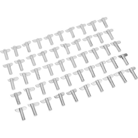 Lot de 50 goupilles de connexion galvanisées pour échafaudages mobiles, barres de jonction et tiges de positionnement. (1/5)