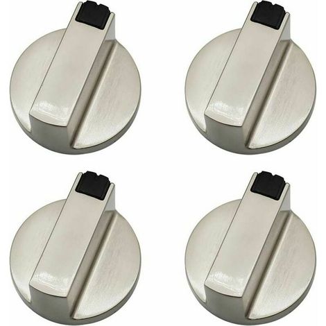 Perilla para estufa de gas ZVD - Juego de 4 perillas de control de metal de 6 mm para horno y cocina (1/4)