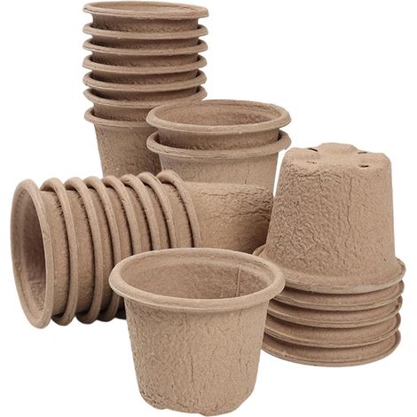 Wurzeln mit freiem Wachstum Set aus 50 Stück Pflanzgefäße