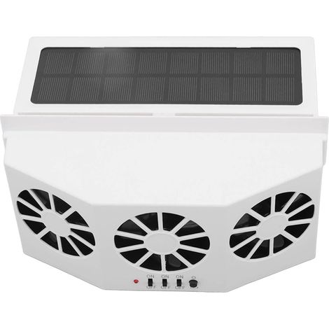 GOWENIC Grand Ventilateur d'échappement Solaire Angle pour (1/5)