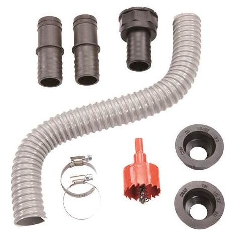 Set de conectores para unión de depósitos Flex-Comfort 1 1/4 marrón