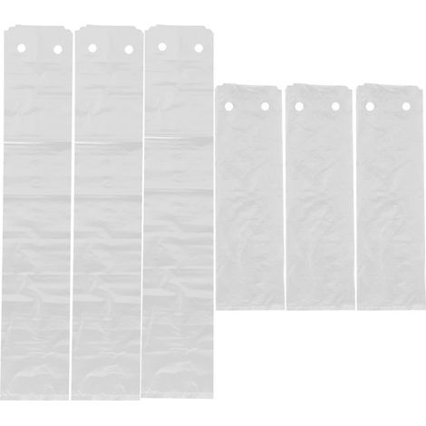 200 wasserdichte Regenschirmhüllen, Einweg-Regenschirmhüllen, transparente Regenschirmtaschen (zufälliges Design) – 72,00 x 13,00 x 0,10 cm – Transparent (1/4)