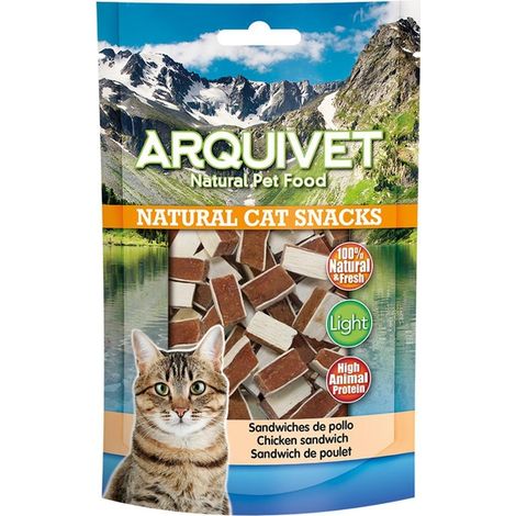 Sándwich de pollo para gatos, 50 g (1/2)