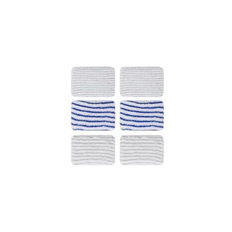 6 salviette ZR850002 per Rowenta Clean & Steam ZR850002 ZR005801 ZR005804 Tamponi in microfibra lavabili per Rowenta RY7xxx RY8xxx-Crezuo (1/5)