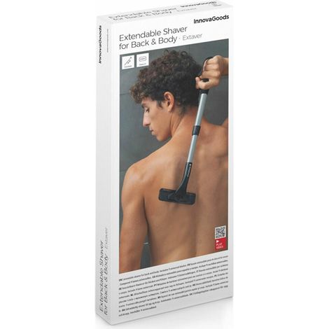 Rasoio schiena e corpo con manico estensibile extaver innovagoodsinnovagoods (1/5)