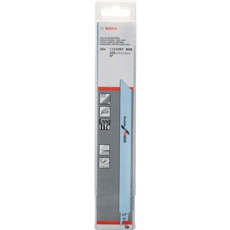 BOSCH Säbelsägeblatt a 25 Stck S 1122 EF