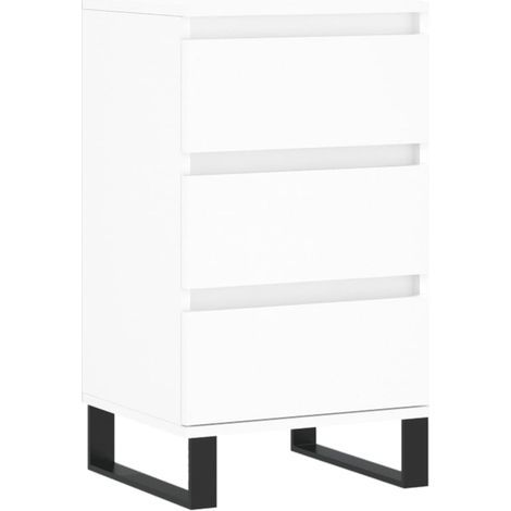 Credenza buffet cassettiera mobile contenitore organizer cucina soggiorno soggiorno 40 x 35 x 70 cm pannelli compositi bianco 020030297