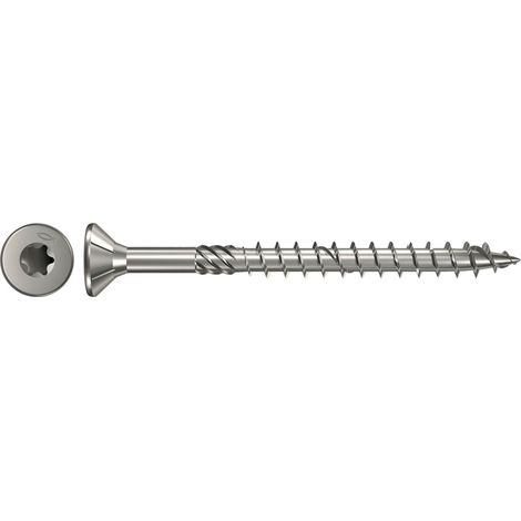 Fischer 200x Power-Fast 4 x 35 tête fraisée acier inoxydable A4 filetage partiel étoile interne TX - 657280