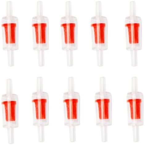 Clapets Anti-Retour de Pompe à Air d'aquarium, Aquarium Pompe à Air Clapets Anti-Retour, Aquarium One Way Check Valve(10pcs)