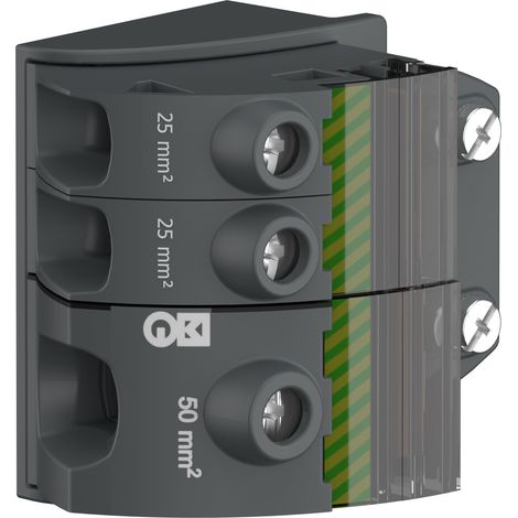 Bornier parafoudre PrismaSeT S & XS SCHNEIDER LVSXK6 (1/2)