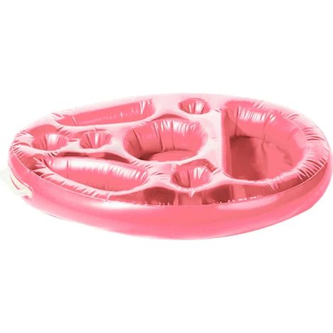 Porte-gobelet seau pour fête d'été, plateau flottant gonflable pour piscine