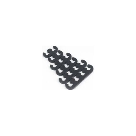 Separadores de cables de bujía negros, mazos de cables para Chevy Ford 9728- Crezuo (1/2)
