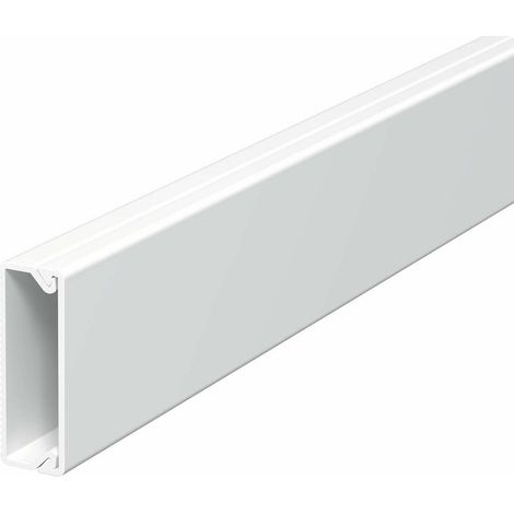 Goulotte de câbles obo bettermann 2000 mm blanc pur PVC (1/2)