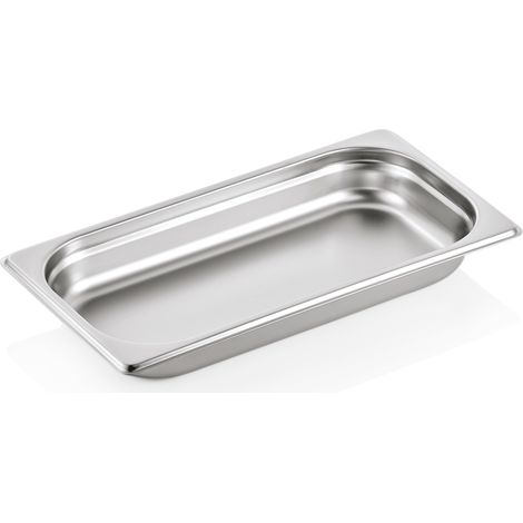 Bac GN 1/3 en Acier Chrome 1,5 L H 40 mm - Was Germany
