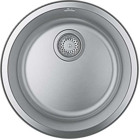 Evier de cuisine - Acier inoxydable - A encastrer par le dessus - GROHE K200 - 31720SD0 (1/3)