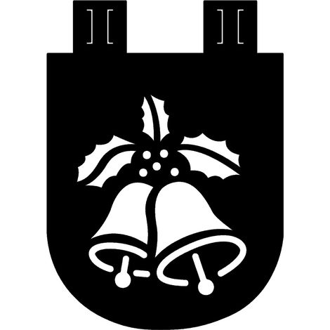 decorazioni natalizie a forma di campana