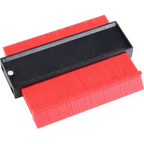 Gabarit de formage, gabarit de profil pour reproduire des formes irrégulières, outil de façonnage des bords, accessoire de menuiserie (1/5)