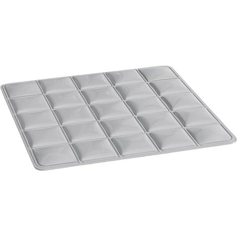 Tappetino rinfrescante per gatti, morbido cuscinetto rinfrescante, grande tappetino per divano per animali domestici, 40 x 40 cm, per l'estate, grigio (1/5)