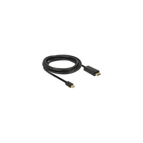 DELOCK Cable Mini Displayport 1.1 Conector - Conector HDMI-A 3 m