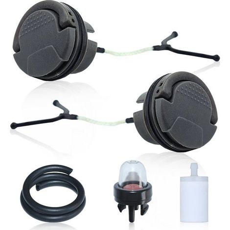 Husqvarna 130-592XP chainsaw fuel cap kit with filter and primer bulb 522620001-522620003 (1/5)