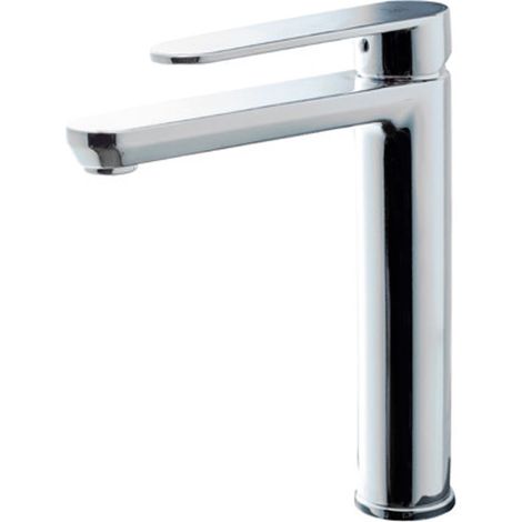 GALINDO 4624500 NINE Grifo De Lavabo Alto Cromo Con Desagüe Semiautomático - ref: 4624500 (1/2)