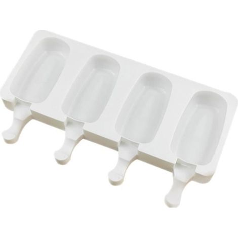 Moule à Glace en Silicone Moule à Glace Moule Ice Cube Avec Bâtons Glace Froze H5681 (1/4)