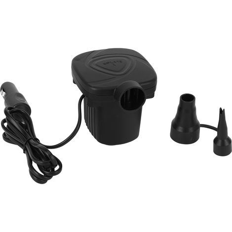 Pompe à air électrique 12 V CC pour voiture, outil de gonflage portable pour bateau gonflable, matelas flottant et piscine.