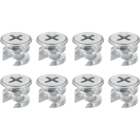 pièces Nocken Verschlussmutter für Möbel 12x10mm Gelenkverbinder Verriegelung Mutter Verbindung (1/5)