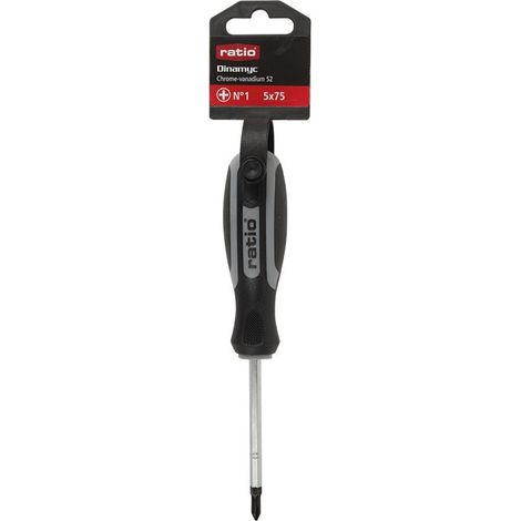 Tournevis Ratio embout PHILLIPS série Dinamyc Pro - talla Nº1 5x75 mm. (1/2)