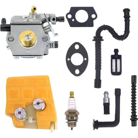 Vergaser für Kettensägen STL 024, 026, MS260, MS240, 024AV und 024S. Vergaser für Walbro WT-194 mit Luftfiltersatz.