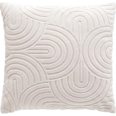 HOUSSE DE COUSSIN 40x40 CM BOUCLETTE DÉVORÉE SOLLY (1/3)