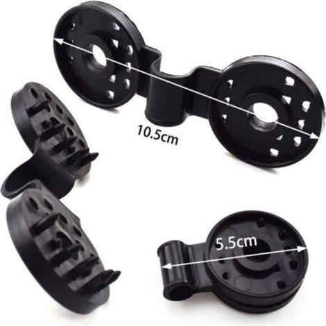 40 Pièces Clips pour Bache, Clip Spécial avec Œillet, Fixation Traités Anti-UV pour Brise Vue, pour Toile Clôture, Filet D'ombrage, Tissu Coupe-Vent (1/3)