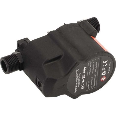 UlisemPompe de surpression d'eau, petite pompe de recirculation de surpresseur de douche à faible bruit entièrement automatique DC 24V