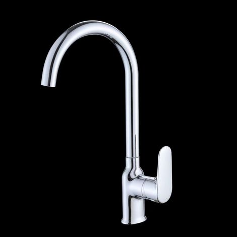 Wholesale all-copper kitchen sink faucet with large bend, hot and cold water, omnidirectional rotating design - suitable for washing machines, kitchen sinks, and household use - copper water purifier 