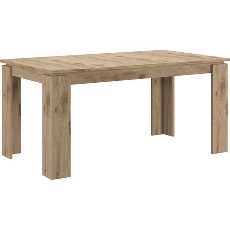 Titan Esstisch 160/200 cm inkl. Zusatzplatten Eiche dekor.