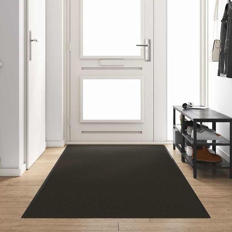 vidaXL Tapis d'entrée Noir 120 x 350 cm 100% Polyamide