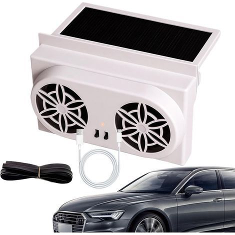Ventilateur Solaire Pour Vitre De Voiture Extracteur D'Air (1/5)