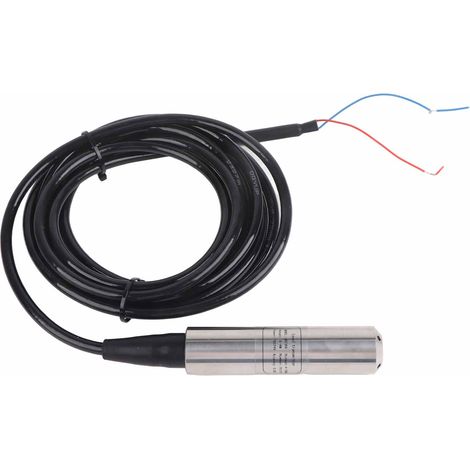 Transmetteur de niveau de liquide capteur de lancement alarme de niveau sonde de contrôle réservoir d'eau DC24V QDW30A (ligne de 4 mètres portée de 4 mètres) Ligne de 4 mètres Gamme de 4 mètres (1/5)