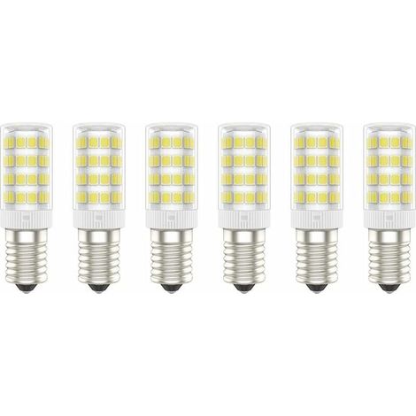 Ampoules LED E14, 5W (Équivalent à 50W), Blanc Froid (6000K), AC220-240V, Sans Scintillement, Non Dimmable, 300 Lumens, IRC80, Pack de 6 - (Blanc Froid, 5W) [Classe énergétique A+]-LIAIKI (1/5)