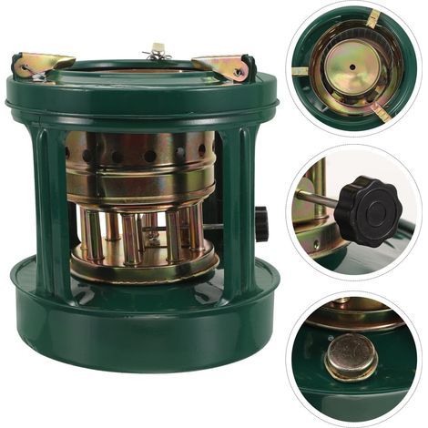 Réchaud à gaz portable – 2 brûleurs – Métal durable avec pare-vent intégré – Pour barbecue extérieur et camping (1/5)