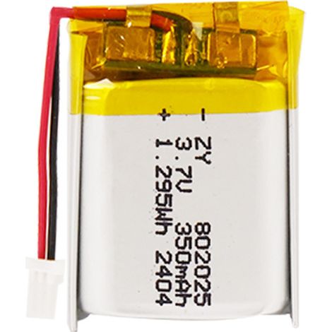 802025 Lithium-Batterie 350 Kapazität Elektrisches Spielzeug Fernbedienung Licht Drohne 3,7V Polymer Lithium-Batterie (1/4)
