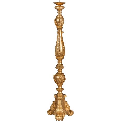 CHANDELIER FABRIQUÉ EN ITALIE CHANDELIER EN BOIS À FINITION FEUILLE D'OR ANTIQUE
