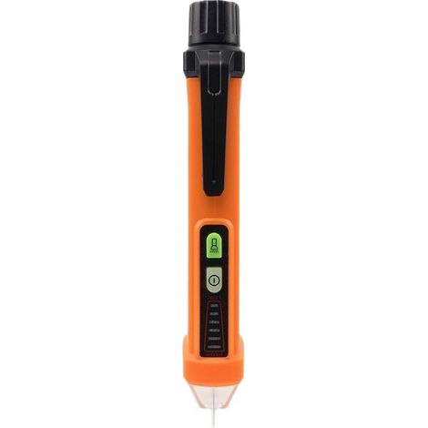 Stylo de test de tension alternative sans contact, AC 12-1000 V, lampe de poche LED, buzzer pour détermination sous tension/neutre (1/5)