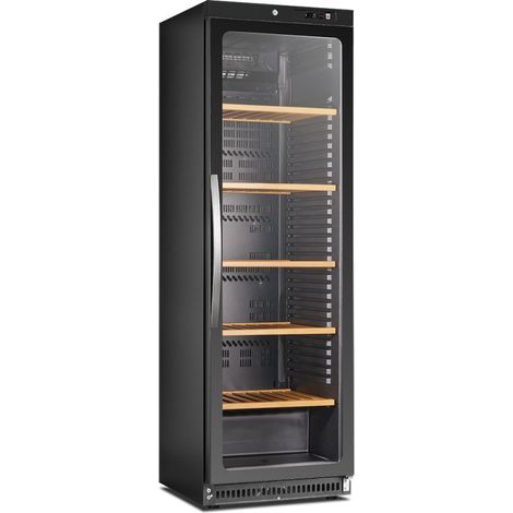 Présentoir réfrigéré pour vins avec 1 température, 112 bouteilles, +1°/+20°C 590x685x1860 mm - VIRTUS