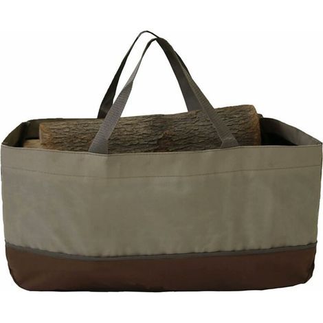 Porte-bûches et Sac fourre-Tout de qualité supérieure paniers de Stockage de bûches Robuste et Extra Large Idéal pour cheminées poêles à Bois Bois à brûler Camping Plage 600D Oxford (1/4)